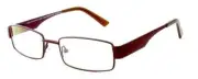 Calabria Vivid 313 Designer Reading Glasses in Dark Brown ; +2.75