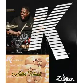 亞洲樂器 Zildjian K Custom Hybrid 套鈸組 (K1250)、14、16、20、18