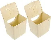 Milisten 2pcs Bird Nesting Box for Parakeets Durable Hatching House Multifunctional Breeding Box for Cockatiels Conures and Budgies Indoor Outdoor Use