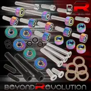 For Honda D-Series Header/Distributor Cam Cap/Valve Washer + Bolt Neo Chrome (for: Honda)