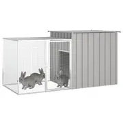 Andala Pets Rabbit Cage Grey 200x91x100 cm