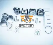 for KUBOTA 16V Water Pump V3300-T V3300DI-T Rebuild Overhaul kit Piston Gasket