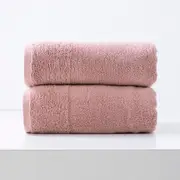 Renee Taylor Aireys 650 GSM Zero Twist 2 Pack Bath Sheet Cherwood