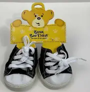 Build a Bear BAB Black Shoes Sneakers NWT