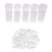 50Pcs 5ml Volume Bottle Vial Storage Container Sample Collection With Cover