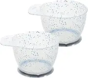 2pcs Mixing Bowls for Hair Coloring Salon Supplies Professional Hair Dye Bowl Lightweight Portable and Easy to Clean