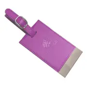 Go Green Power Magnetic Luggage Tag Purple TR1260PR