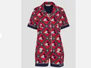 Peter Alexander Womens Plus Mickey Xmas Pyjama Set - Size 2+(recommend it is 1+)