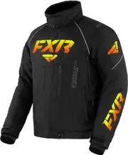 FXR Octane 2023 Snowmobile Jacket, black-multicolored, Size XL for Men Black Multicolored