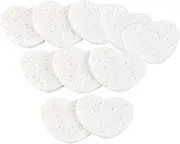 Fenteer 10x Texture Art Foam Sheets Texture Art Supplies Blank Painting Boards for DIY Painting 3D DIY Crafts Gift Kids Adults, Heart 7x6cm