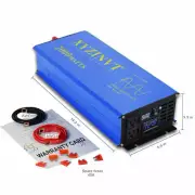 12V to 120V Solar Power Pure Sine Wave Inverter 2000W Home Off Grid Generator RV