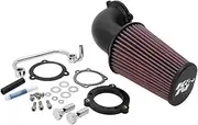 K&N 57-1126 Performance Motorcycle Air Intake System for 2014 Harley Davidson XL1200C Sportster Custom 74 CI