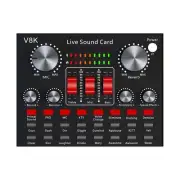 V8K Audio USB External Sound Card Multi Portable Microphone Live Broadcast5485