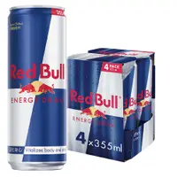 在飛比找PChome24h購物優惠-Red Bull 紅牛能量飲料 355ml 4入組