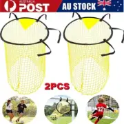 2PCS Football Target Net Soccer Target Goal Net Soccer Top Bins Goal Target Bag