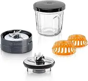Bosch 3-in-1 Set: Grinder/Chopper/Storage MUZ45XCG1, Grey