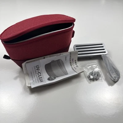 HoMedics UV-Clean Portable Rechargeable Sanitizer Bag - Red