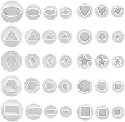 Rebanky 35 Piece Star Fondant Tools Fondant Plunger Cutters Set Fondant Cutters Cake for Multishape Cake Cutters Icing Baking Mold Tools Fondant Plunger Cutters Party Cake Decoration