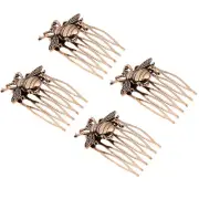 4 Pcs Vintage Hair Accessories Cute Comb Accessory Bumble Bee for Women Bride