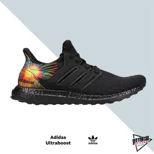 ADIDAS ULTRABOOST 4.0 DNA FIREWORK 全黑 煙火 日本 FZ4879【彼得潘】