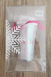 Vintage 2016 Dunkin Donuts Coffee Cup Holiday Ornament New In Package