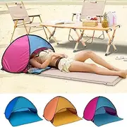 Head Sun Canopy, Pop Up Beach Tent Sun Shade Shelter Uv Protection, Beach Canopy Sun Shelter with Phone Holder, Outdoor Pet Sun Shelter, Personal Headrest Tent for Beach, Picnic, Hiking, Camping