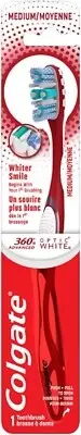 Colgate 360 Advanced Optic White Manual Toothbrush, Medium 035000680464VL
