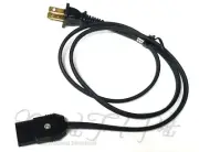 2-Pin AC Power Cord for Ampex Model A-122 Magnetic Tape Recorder Reel to Reel