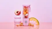 BlendJet 2 Portable Blender Blush Light Pink USB C Rechargeable Battery