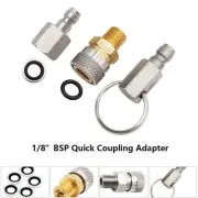 Quick Connect Adaptor Connector 300 Bar PCP Air Filling Stainless Steel 1/8