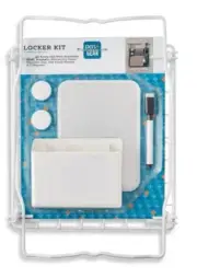 Lockermate 7-Piece Locker Kit® with 12" Stac-a-Shelf