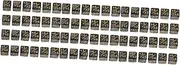 Totority 72pcs Acrylic Dice Counters for Table Games Multi-Sided Dice for Boy Girl Learning Card Games Gaming Accessory Unique for Parties Family Fun