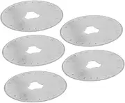 SHINEOFI Rotary Cutter Blades 5 Pcs Precision Cutting for Circular Decorative Edge Blade Sewing Leather Paper Cardstock