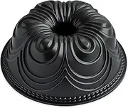 Nordic Ware USA Chiffon Cast Aluminium Bundt Pan, Gold, 24.5 x 24.5 x 9.5 cm