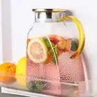 Fridge Door Water Pitcher,1.8 Liter/60oz Glass Pitcher, Ice Tea Pitcher