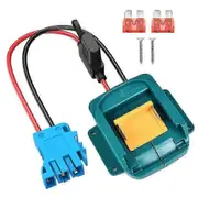 Power Wheel Adapter for Makita 18V LXT Battery with Wire Harness Connector & Fuse for Peg-Perego 12 Edition C