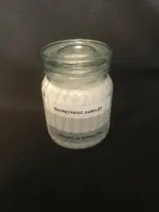 peonies in the springtime candle