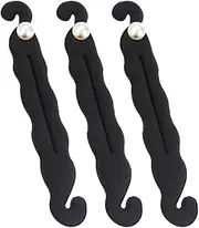 PACKOVE 3pcs Hair Bun Maker Elegant Lazy Hair Curler Accessories for Effortless Updos for Weddings Parties Ballet and Daily Use