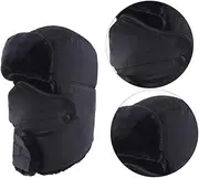 [BESPORTBLE] 2pcs Trapper Winter Hat Winter Earflap Cap Warm Trapper Hat Hooey Hats for Men Black Hats for Men Plush Trapper Hat Womens Caps and Hats Winter Warm for Men Wind Cap Women's Riding