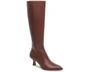 Dolce Vita Auggie Boots Womens 9.5 Brown Leather Pointed Toe Kitten Heel KHD2045