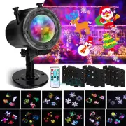 Proyector Laser Fiesta Luces De Navidad 6 LEDS Impermeable Para Exterior Casa