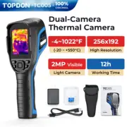 TOPDON TC005 Thermal Imaging Camera 256×192IR Resolution 2MP Visible Camera