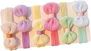 Hair Bobbles for , Hair Bobbles for Babies - 6 x Hair Bands with Flower Bow | Hair Accessories for Little Girls, Hair Bobbles for Babies, Ponytail Holder for Thick or Thin Hairstyles