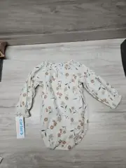 Carter’s Flower Pattern Long Sleeve Bodysuit 6 Months NWT