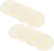 KALLORY 24 Pcs Little Yellow Base Double Side Tape High Bond Dots Clear Stickers Double Sided Round Tape for Car Double Sided Sticker Tape Rug Tape Two Sided Tape Transparent Acrylic