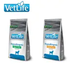 義大利FARMINA法米納-VET LIFE獸醫天然處方低敏系列-犬用配方 2KG