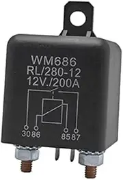 Battery Isolator Relay 12V 4-Pin WM686 Start Relay Car ON/Off Switch Normally Open Relay RL/280 200A