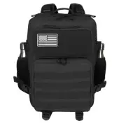 25L Small Military Tactical Backpack For Men Woman Molle Army Pack Black-25l