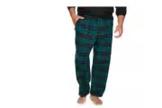 NEW MENS SONOMA BIG AND TALL FLANNEL PLAID GREEN PAJAMA PANTS PJS PJ BOTTOMS 1XB