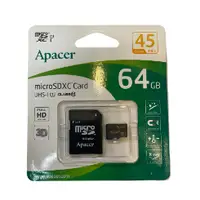 在飛比找蝦皮購物優惠-記憶卡  64G  microSD  Apacer宇瞻 附小